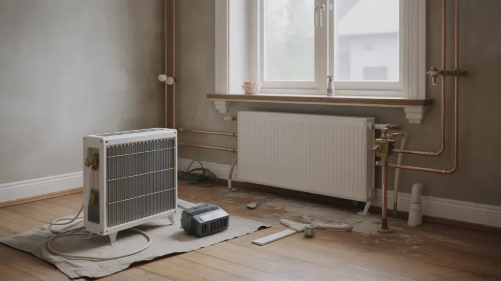 byt el element till vattenburet radiatorsystem i villan pris rot avdrag och energibesparing